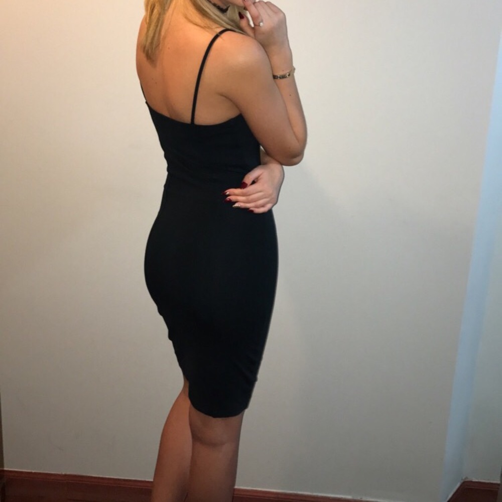 Christmas green cocktail dress.